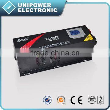 6KW Combined Charger Pure Sine Wave CPU LCD Remote Control 48V Power Inverter