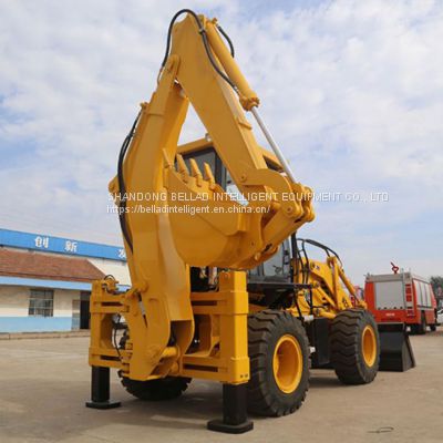 Chinese factory supplier mini backhoe loader with full hydraulic torque converter for sale