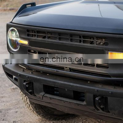 Wholesales Car Body Kit ABS Front Grille Auto Radiator Grills Car Accessories Bumper Grille For Ford Bronco