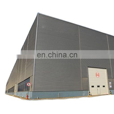 China low cost long span galvanized modern prefab steel structure factory workshop building