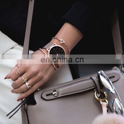 SHENGKE Chinese Watch Wholesale Steel Mesh Strap Watches Custom Logo OEM China Watch With Bracelet K0006L Reloj Para Mujer