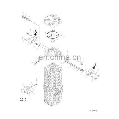 723-19-17502 723-19-17501 Excavator Main Valve PC55MR-3 Control Valve For Komatsu