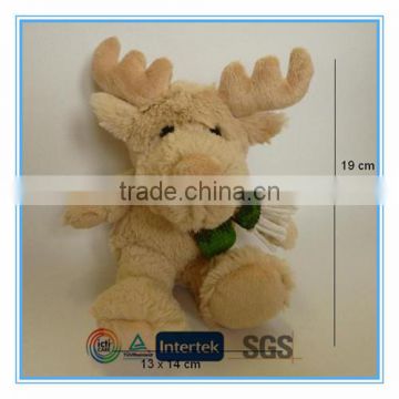 Christmas moose stuffed toys with scarf