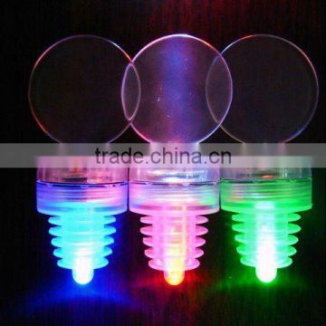 2016 fashional plastic led stopper for bottle/ Bar Accessories &colorful led wine stopper