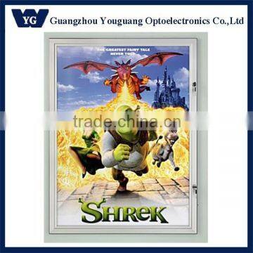 Outdoor Waterproof High-quality Single Side Popular Lockable Advertising Aluminum Poster Frame