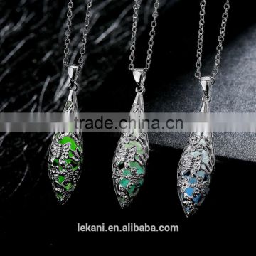 natural green stone pendant necklace jewelry teardrops shaped necklace