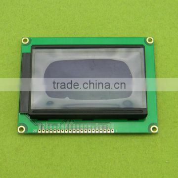 With 12864 pin 5V blue screen LCD screen Chinese MCU LCD font matching