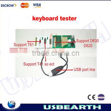 High quality !!! LY KT10 universal notebook keyboard tester,with extra 3 extend ports (Cannot support Apple notebook), tester