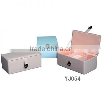 hot sales PU leather jewelry box, custom made as design ,fancy jewelry packaging