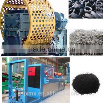 Hot sale high quality efficient waste tyre crushing / recycling machine