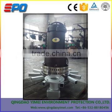 Sewage treatment submersible aerator for deep water immersible mixer for wastewater tank