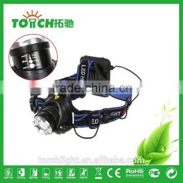 2000LM CRE E XM-L XML T6 LED Working Headlamp Headlight Zoomable Adjustable for Camping