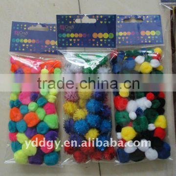 factory supply hign quality lowprice colorful craft pompons