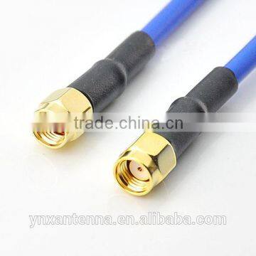 High performance stainless steel SMA male to male cable pigtail 141 cable RG402