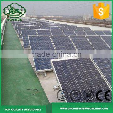 Hot Galvanized Bracket Ground Solar Structure