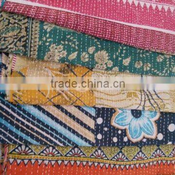 Indian Kantha Embroidery Stole