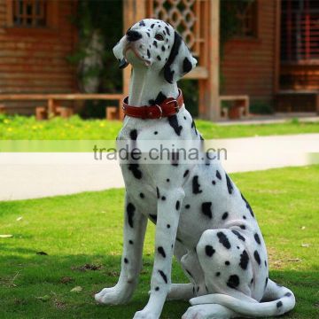 funny resin dog statues