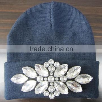 Fashionable design custom knitted crocheted beanie hat                        
                                                Quality Choice