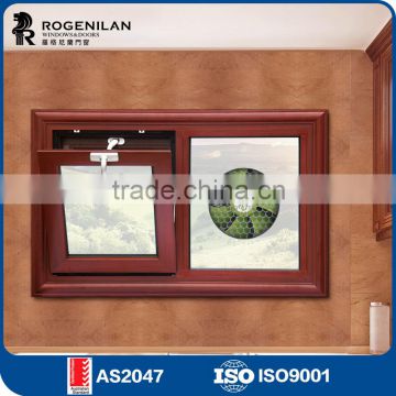 ROGENILAN 108 series top hung bullet proof glass window