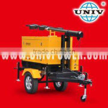 mobile diesel generator lighting tower