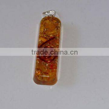 Carnelian Orgone Pipe Pendent : Wholesaler Manufacturer