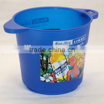 4.0L Plastic ice bucket with bottle openner