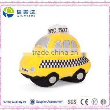 Plush Yellow Taxi Dog Toy