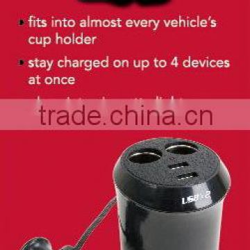 USB Auto Charger Cup