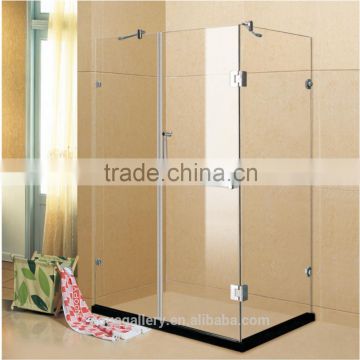 Frosted Glass Shower Room with Swing Door