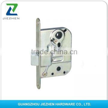 round square steel forend magnetic night latch deadbolt 35mm backset anti-theft mortise iron door knob locks