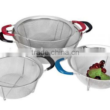 kitchen helper stainless steel kitchen drawer basket for fruit and vegetable