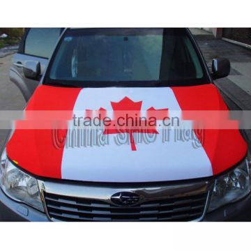 custom print logo funny promotion display car flag headrest cover