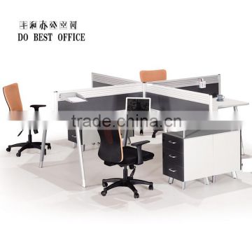 Cheap price office furniture wood table aluminum alloy partition wall