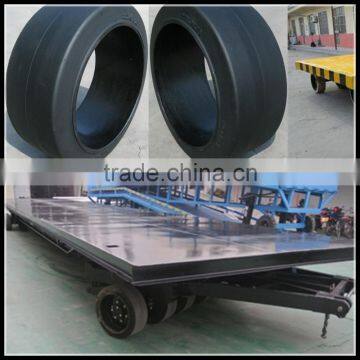 Cheap warehouse or airport trailers parts press on solid tire 22x9x16 18x7x121/8 21x8x15 28x12x22