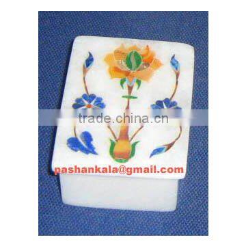 Inlay Marble Jewellery Box, Marble Boxes