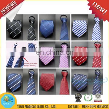 Zipper Tie 8cm Lazy Necktie Easy To Pull Men's Commercial Formal Suit Wedding Banquet Business Bridegroom