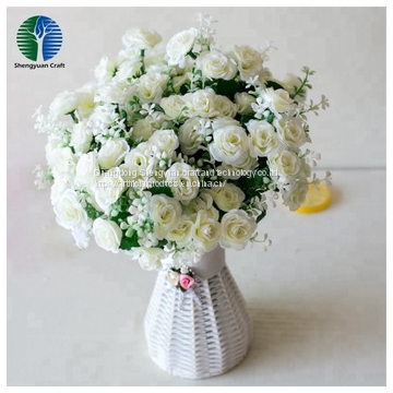 artificial wedding colourful rose flower for decoration