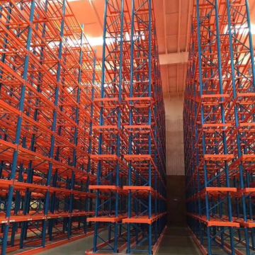 Narrow Storage Rack Narrow Aisle Warehouse Wooden Bars