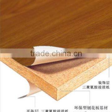 2014 high class warm color melamine particle board