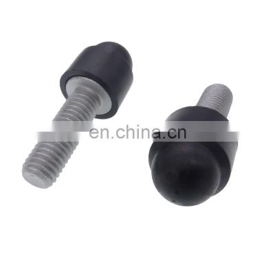 hand tighten plastic caps for adjustment screws