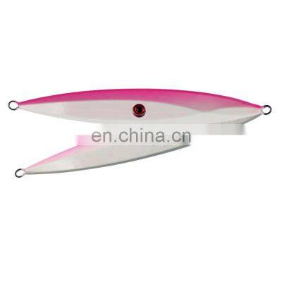 2021 new Four colors of luminous iron plate 3d molded  fjord lure salmon lures fishing lure