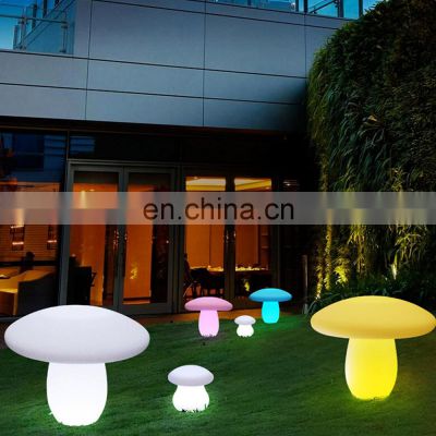 mushroom glowing Landscape waterproof garden giant solar led ball light outdoor christmas decoration led lights