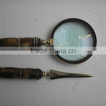Letter Opener with Magnifying glass set