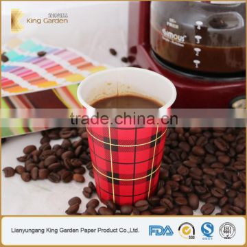 printed paper coffee cup 250ml 350ml with lids
