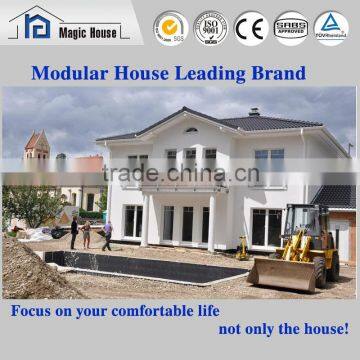 2016 Hot Sale Excellent Level A1 Fireproof and Fast Assembling Double Floor PreBuilt House, Two Weeks FInished Assembling