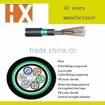 4core underground GYTY53 fibre optic Cable