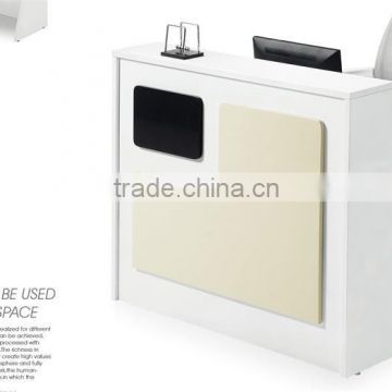 Fashional white wooden reception desk portable TC-66512