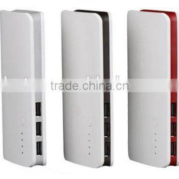 Hot Selling 3 ports Ports Mobile Battery Charger ,10000 mah Portable Mobile Battery Charger