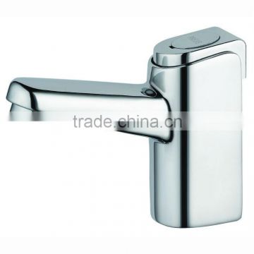 High Quality Brass Time Delay Basin Faucet, Chrome Finish and Deck Mounted