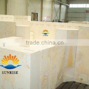 Refractory fused cast AZS33# PT(RN) for glass furnace